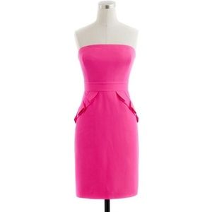 J Crew Pink Flamenca Formal Dress